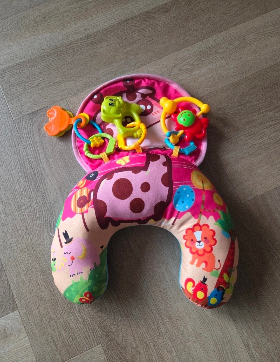 Eco Toys Buiktrainer Baby Jungle Roze Giraffe, Kinderen en Baby's, Ophalen of Verzenden