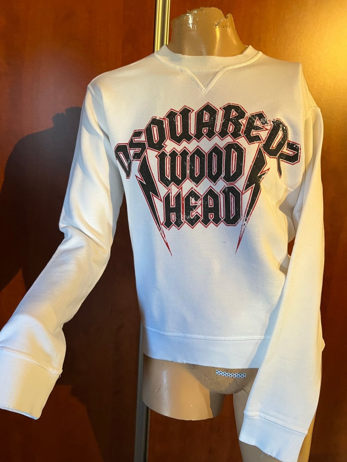 DSQUARED2 sweater maat xs origineel zgan, G, Wit, Ophalen of Verzenden, Zo goed als nieuw