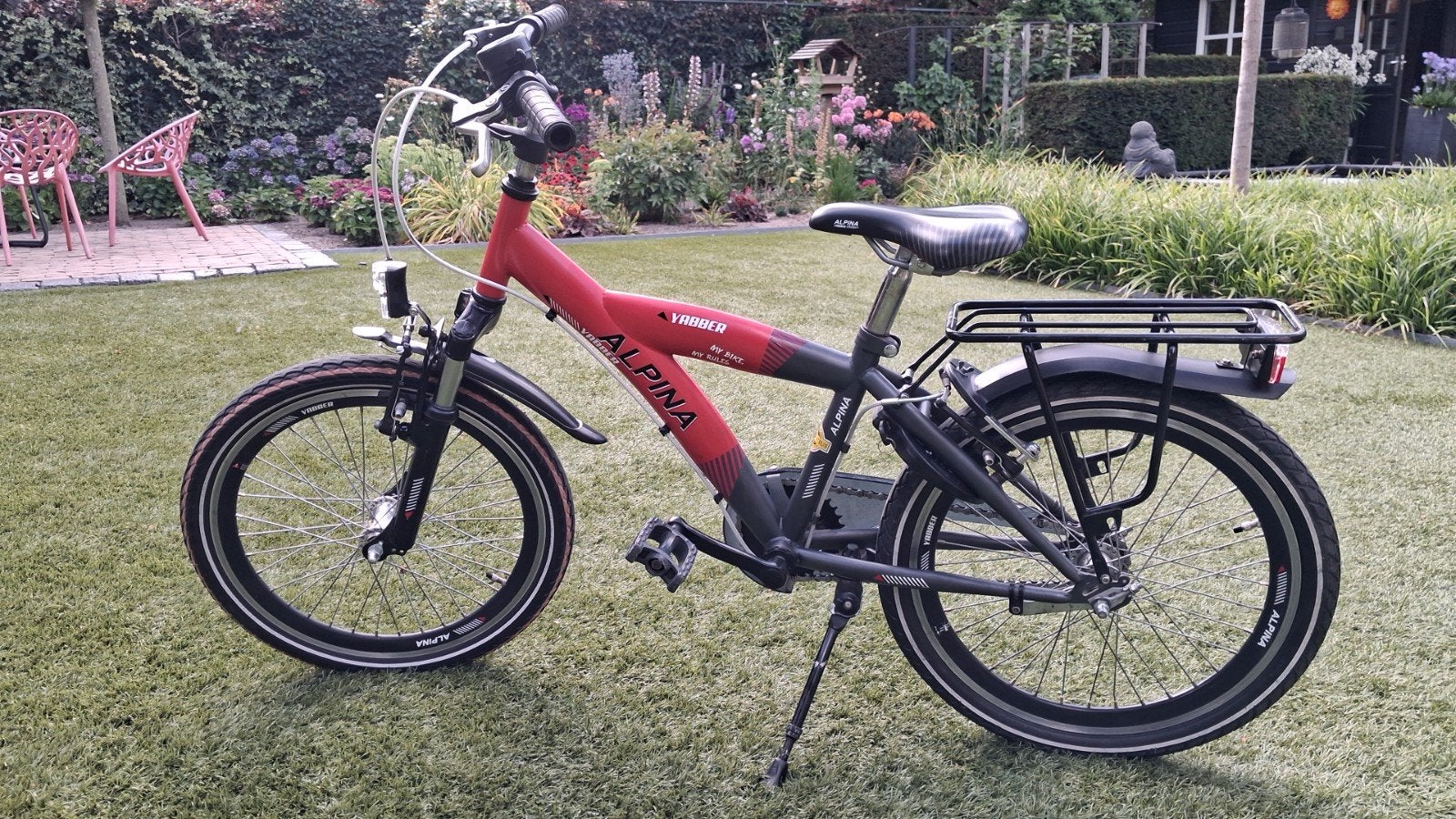 Alpina Yabber kinderfiets 20 inch - Zo goed als nieuw, Fietsen en Brommers, Fietsen | Kinderfietsjes, Terugtraprem, 16 tot 20 inch