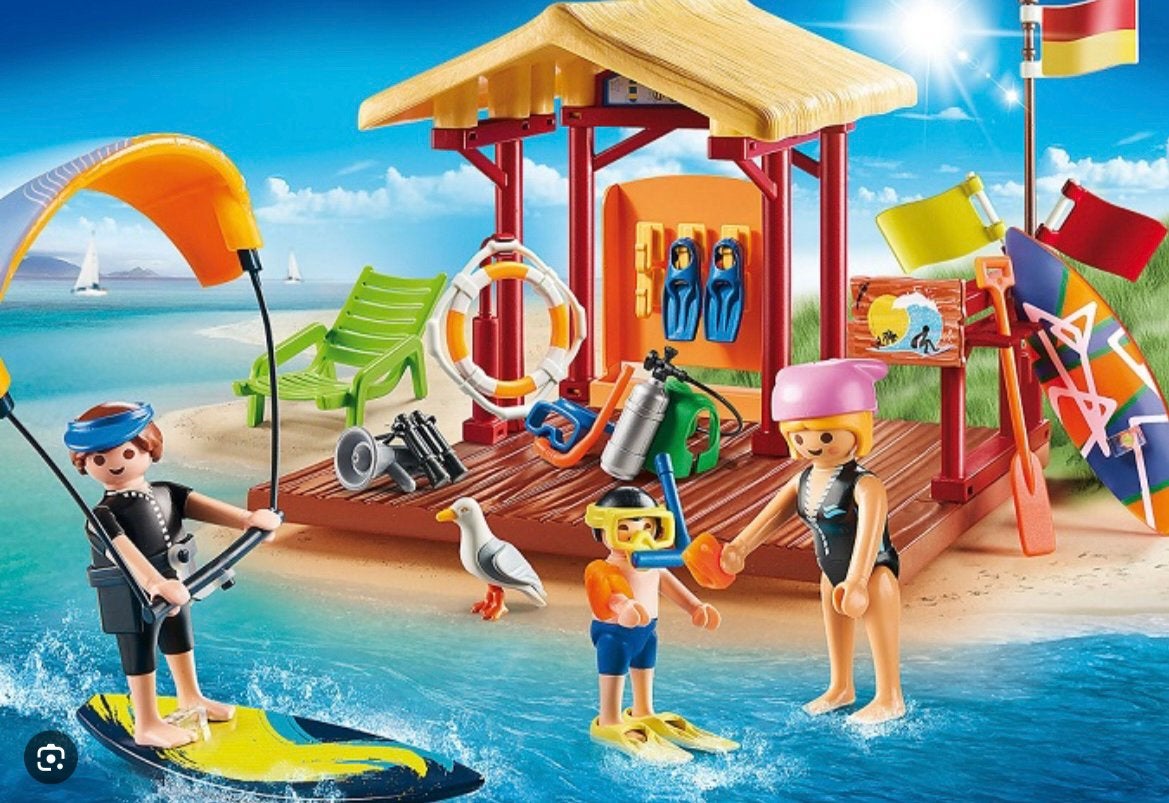 Surfschool playmobil, Ophalen, Zo goed als nieuw