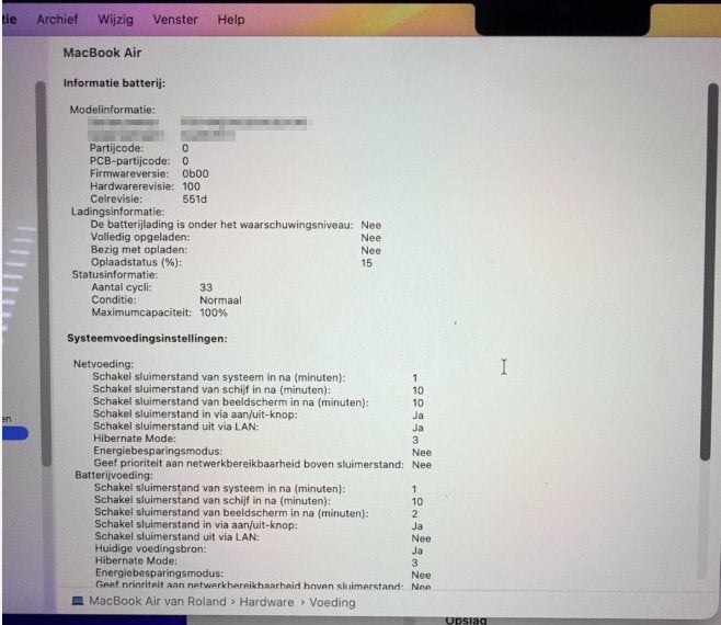 Foto 5 van MacBook Air 13” M4 2025 – 16GB / 256GB – 100% accu