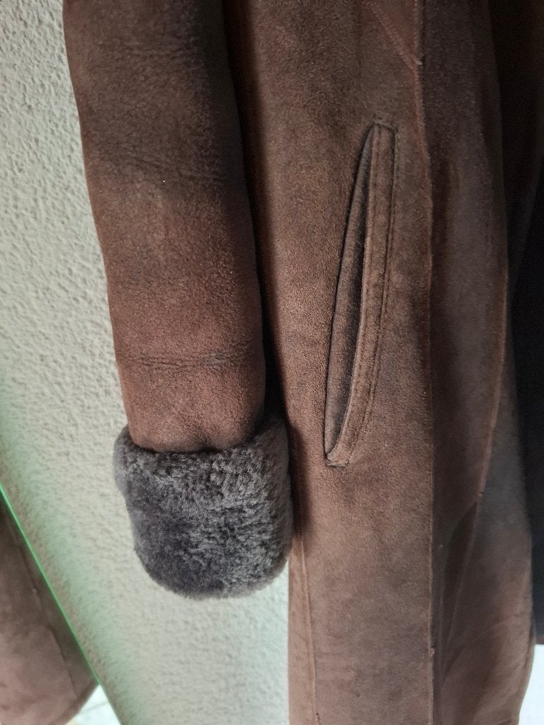 Philippe Vallereuil lammycoat bruin, Kleding | Dames, Ophalen, Bruin, Philippe Vallereuil, Maat 42/44 (L)