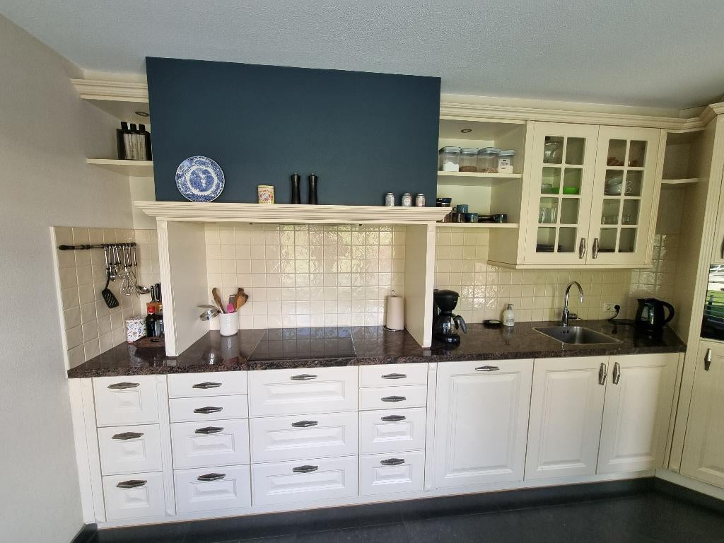 Keuken compleet  met granieten werkblad, Huis en Inrichting, Keuken | Complete keukens, Ophalen, Gebruikt, Overige kleuren, Graniet of Steen