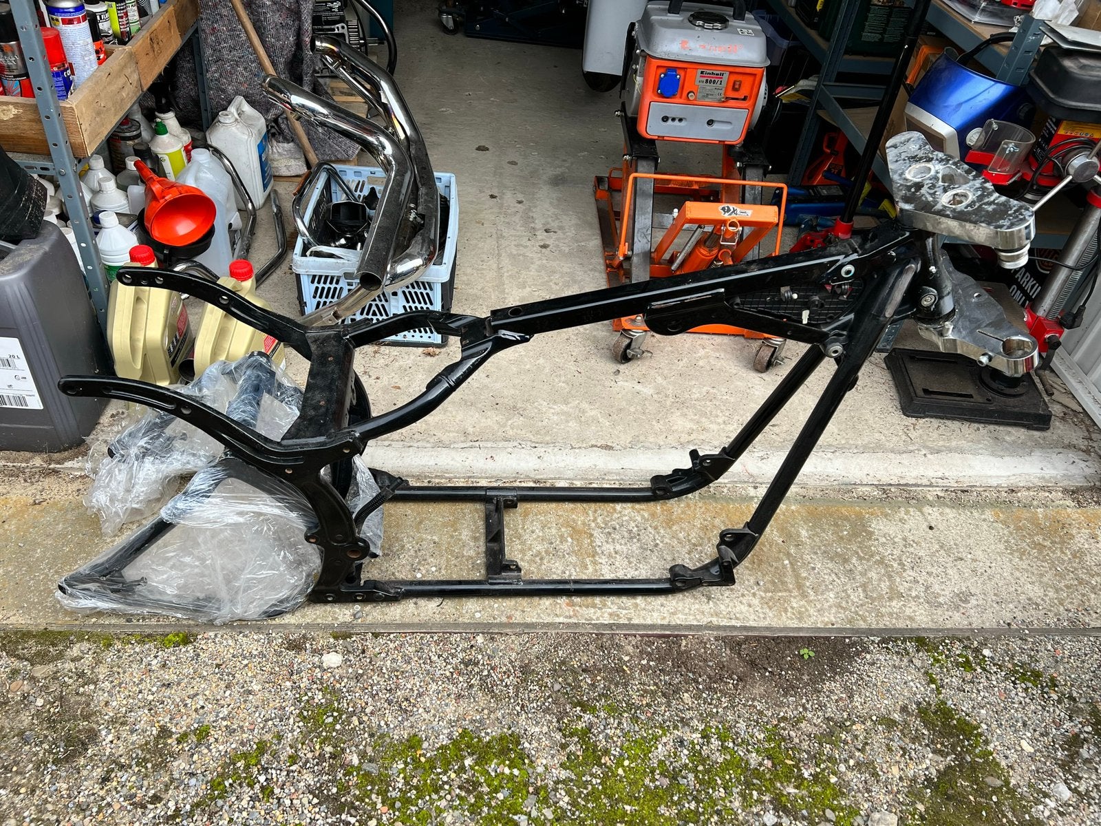 Harley softail 2006 frame zonder kenteken zonder achterbrug, Ophalen, Gebruikt
