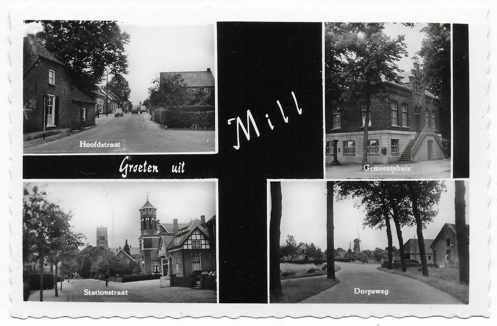 Mill Ongelopen Ansichtkaart ( B6913 ) ( 9 ), Verzamelen, Ansichtkaarten | Nederland, Ophalen of Verzenden, 1960 tot 1980, Ongelopen
