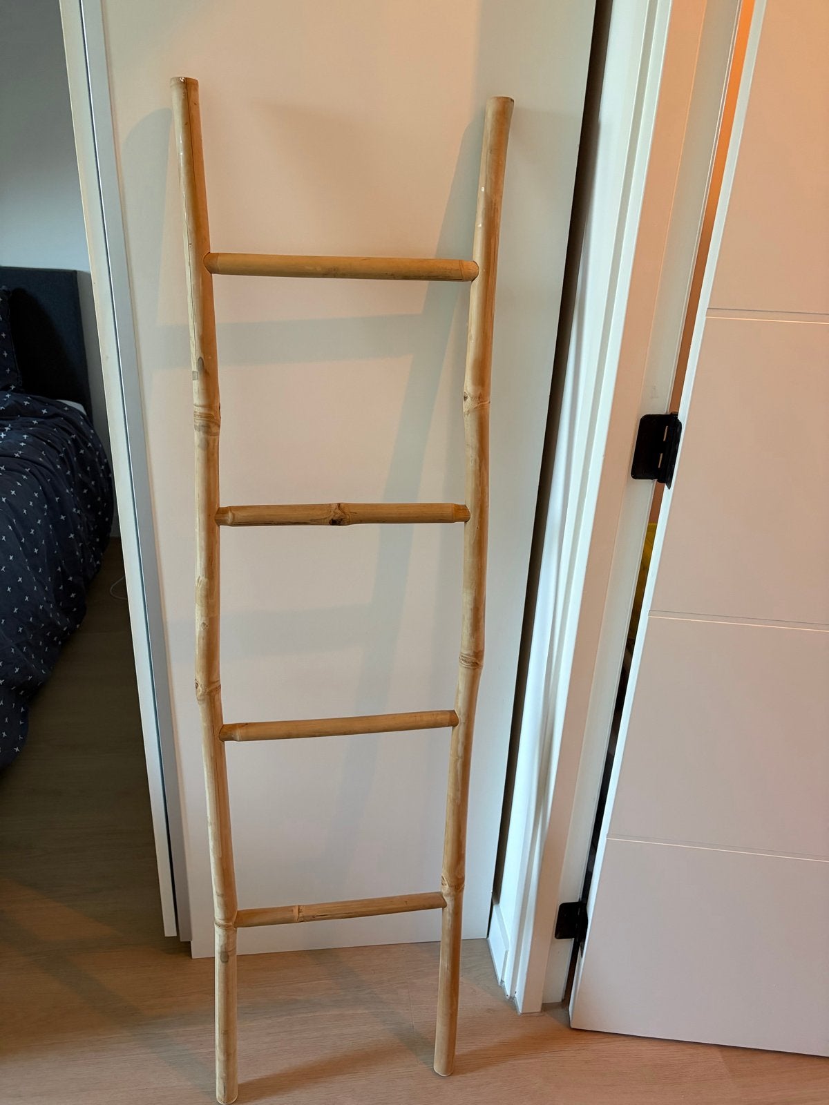 Decoratieve bamboe ladder - Handdoekenrek, Ophalen, Nieuw, Ladder, Minder dan 2 meter