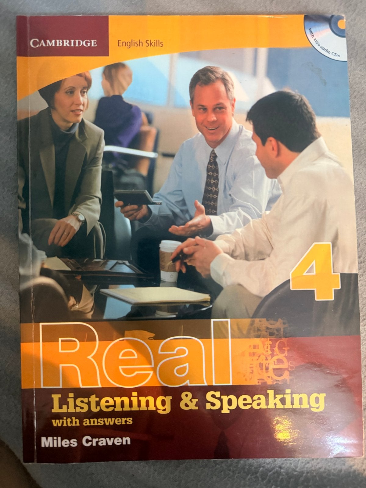 Cambridge Real Listening & Speaking 4 met antwoorden, Ophalen, Zo goed als nieuw, Non-fictie