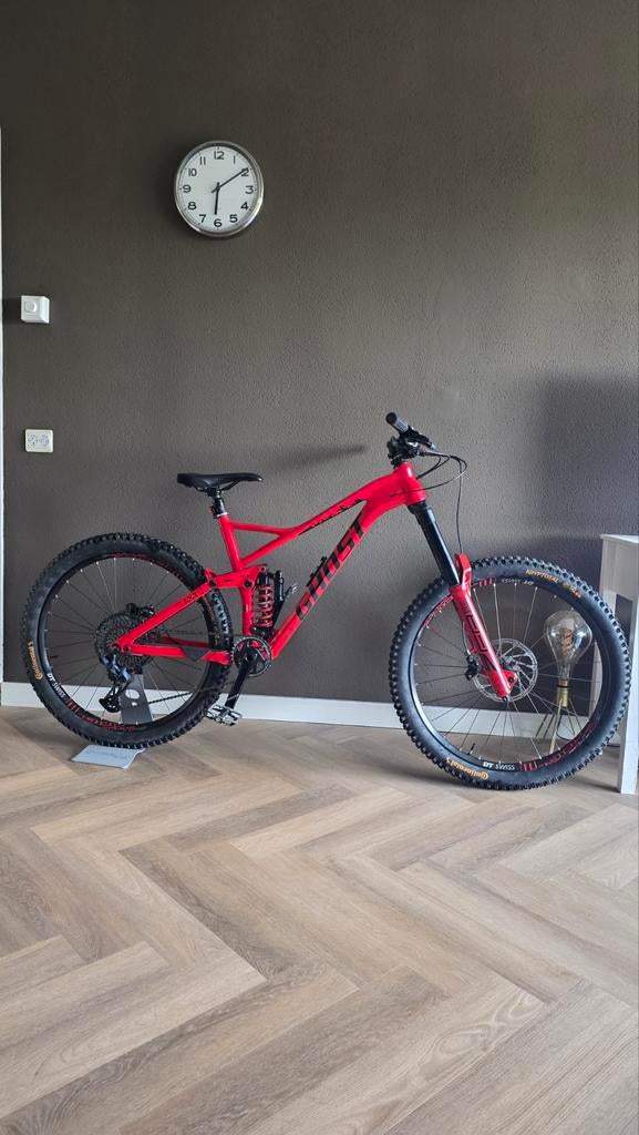 Ghost Slamr Enduro MTB - Rood, Full Suspension, Fully, Ophalen of Verzenden, Overige merken