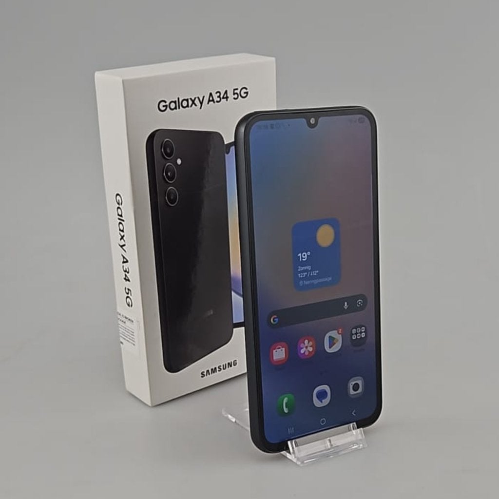 Samsung Galaxy A34 128GB DUOS Awesome Graphite, Telecommunicatie, Mobiele telefoons | Samsung, Samsung, Gebruikt, Support@Samsung.com