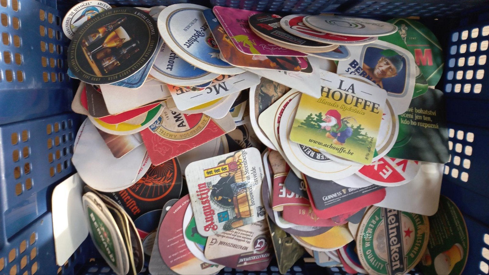 Grote collectie diverse bierviltjes, Ophalen, Gebruikt, Viltje(s), Heineken