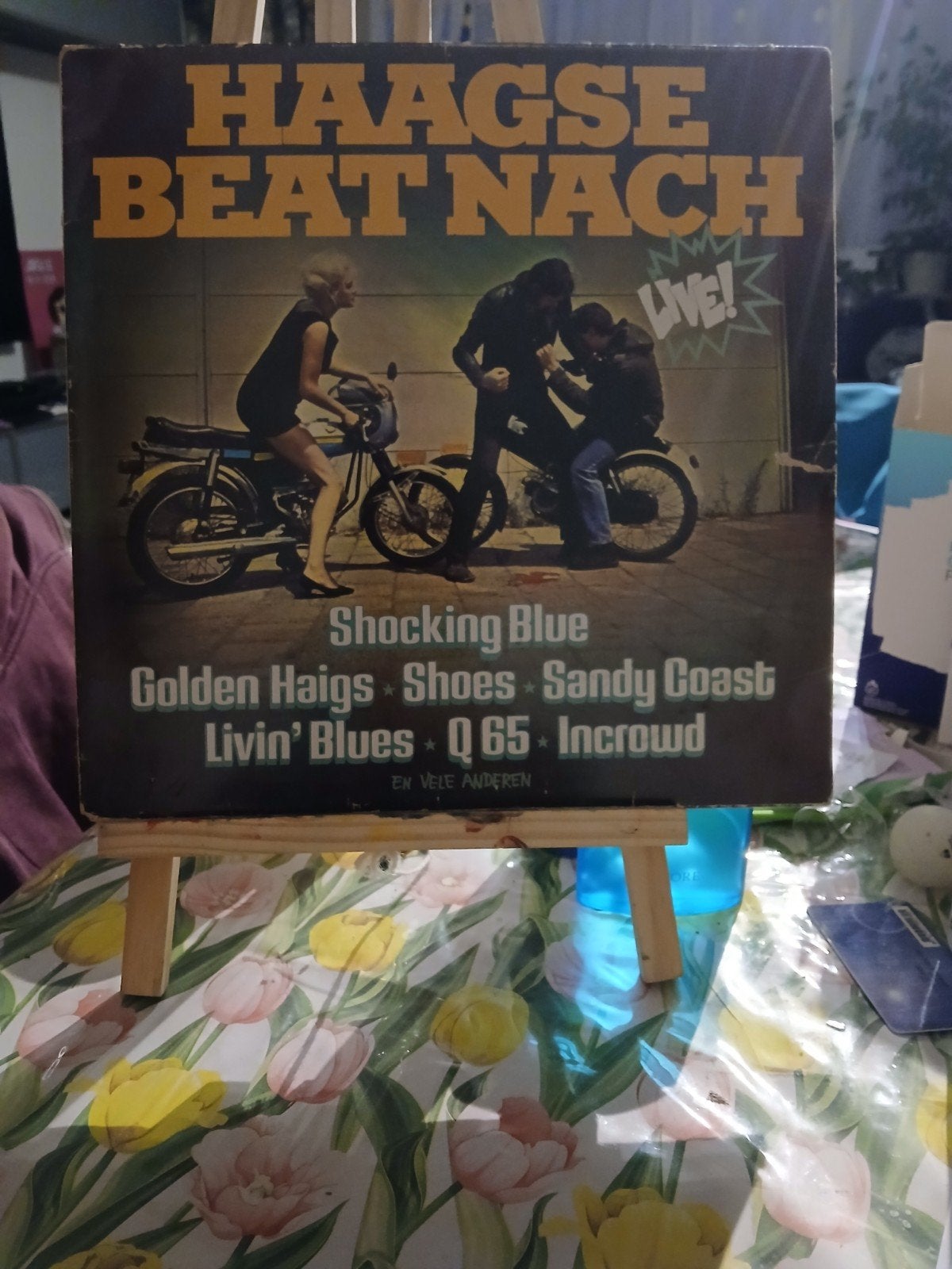 Haagse Beatnach Live! LP - Shocking Blue, Q65, Livin' Blues, Cd's en Dvd's, Vinyl | Rock, Gebruikt, Originele persing, Ophalen of Verzenden