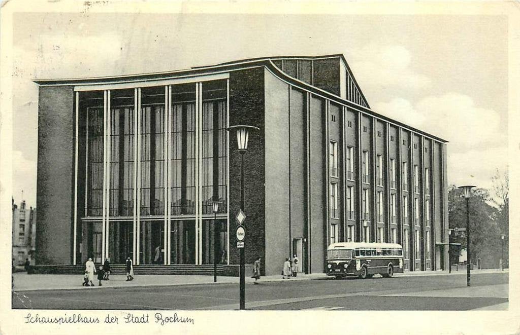 381-116-009 Stadt Bochum Schausspielhaus, Verzamelen, Verzenden, Voor 1920, Duitsland