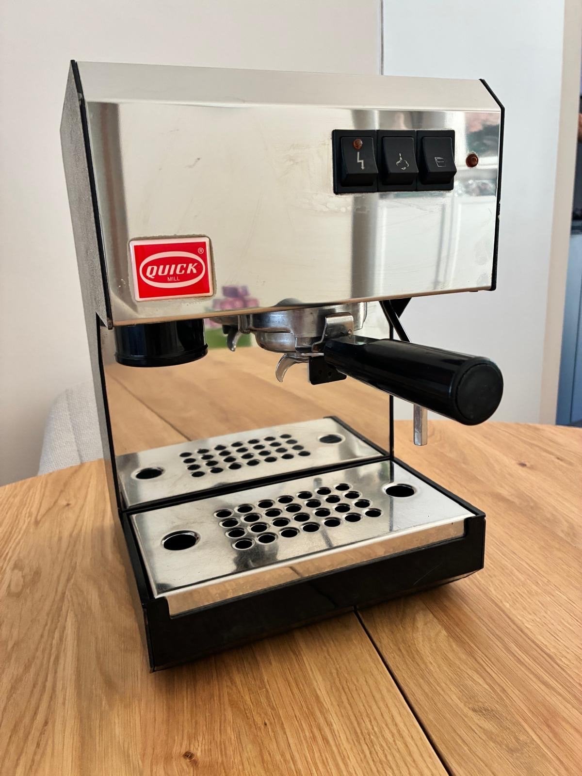 Quickmill 3000 Espressomachine - Goed Werkend, Witgoed en Apparatuur, Koffiezetapparaten, Ophalen, Afneembaar waterreservoir, Gebruikt