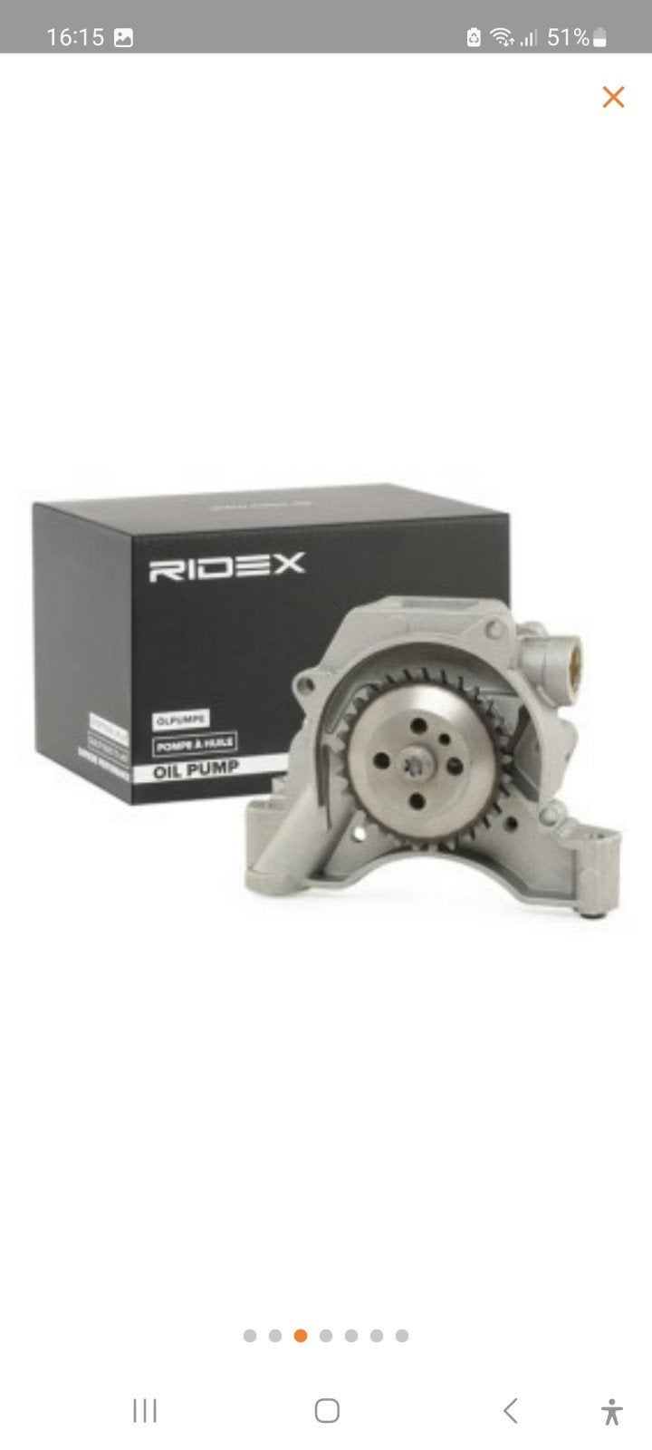 Ridex Oliepomp voor diverse automerken - Nieuw, Ophalen of Verzenden, Nieuw, Seat