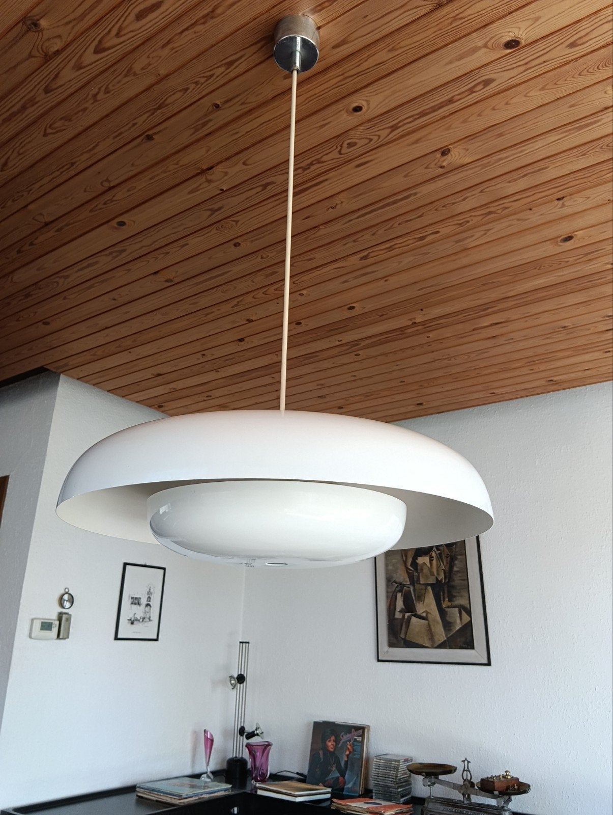 Ceiling lamp by Pirro Cuniberti for Sirrah, Ophalen, Zo goed als nieuw