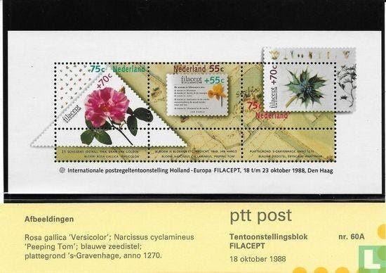 Postzegelmapje 60a Filacept 1988 NL, Ophalen of Verzenden