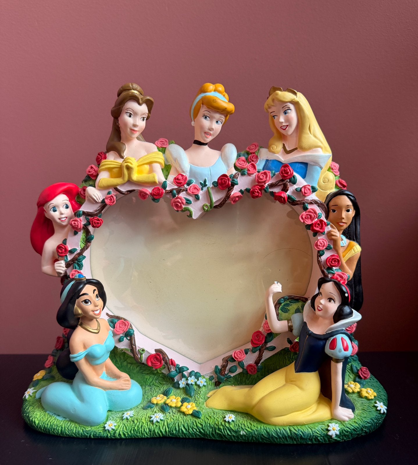 Disney fotolijstje met prinsessen uit Disneyland Parijs, Audio, Tv en Foto, Fotografie | Fotolijsten, Ophalen of Verzenden, Gebruikt