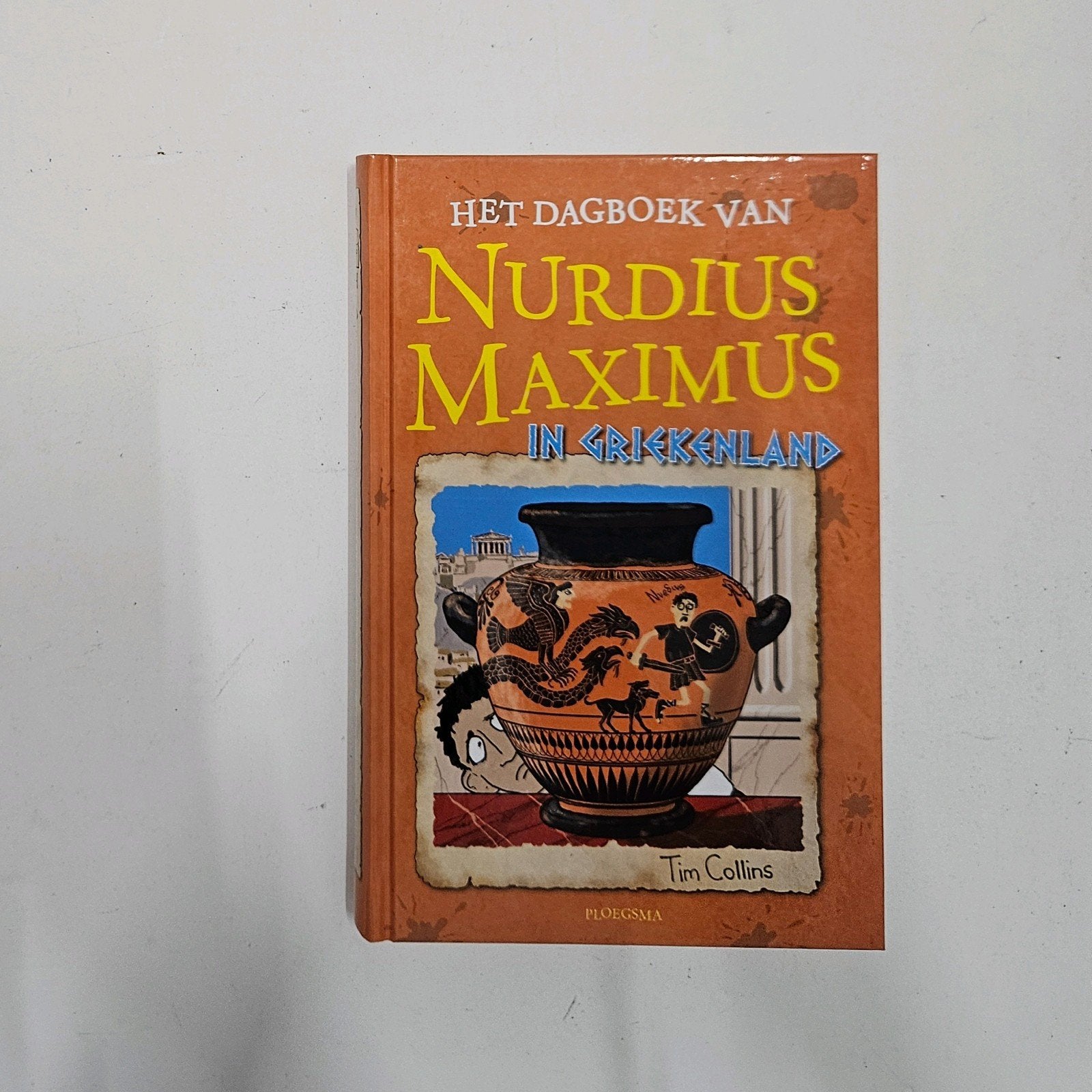Tim Collins - Het dagboek van Nurdius Maximus in Griekenland, Boeken, Ophalen of Verzenden, Zo goed als nieuw, Tim Collins