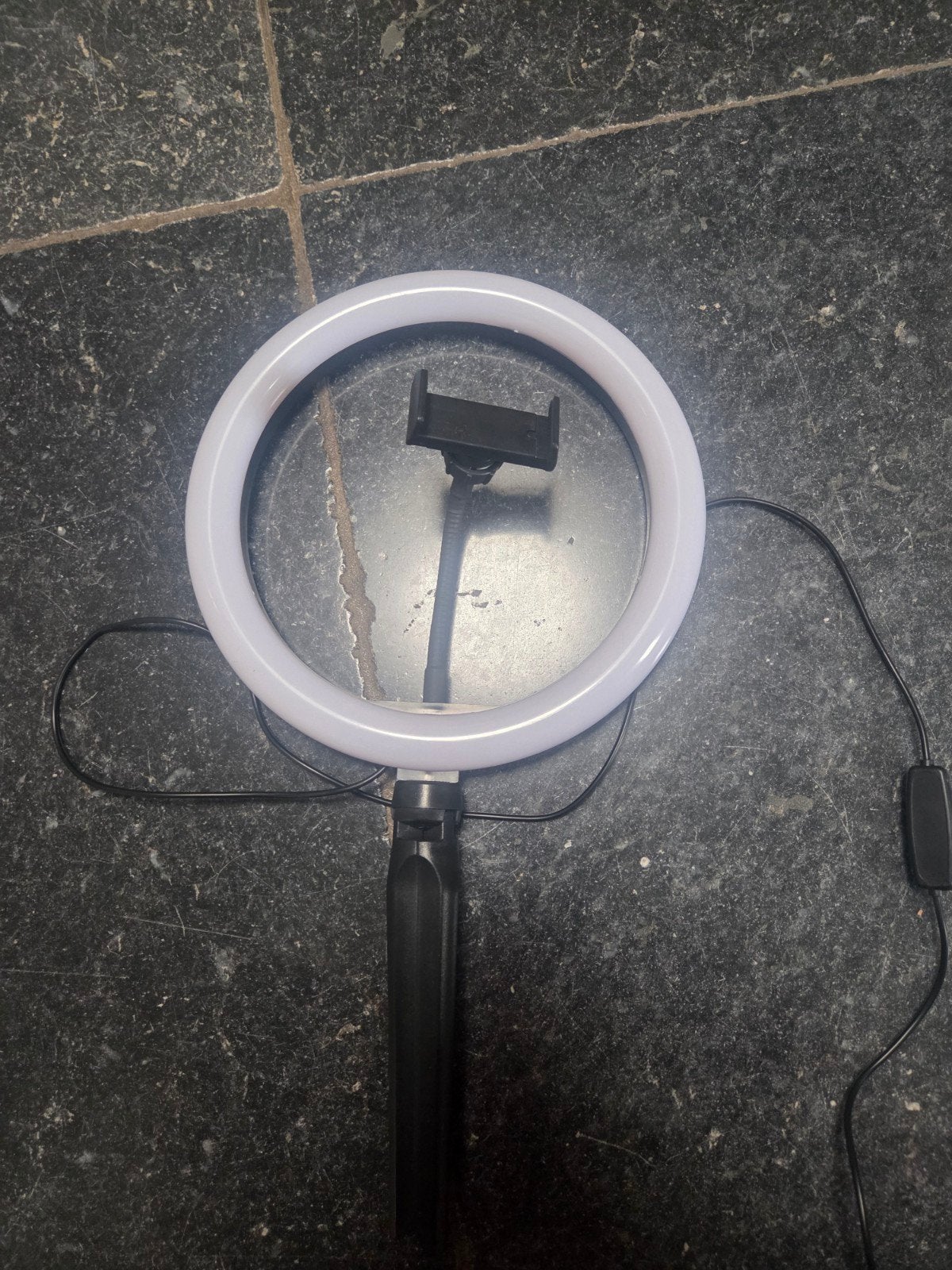 Ringlamp met telefoonhouder en statief, Ophalen of Verzenden