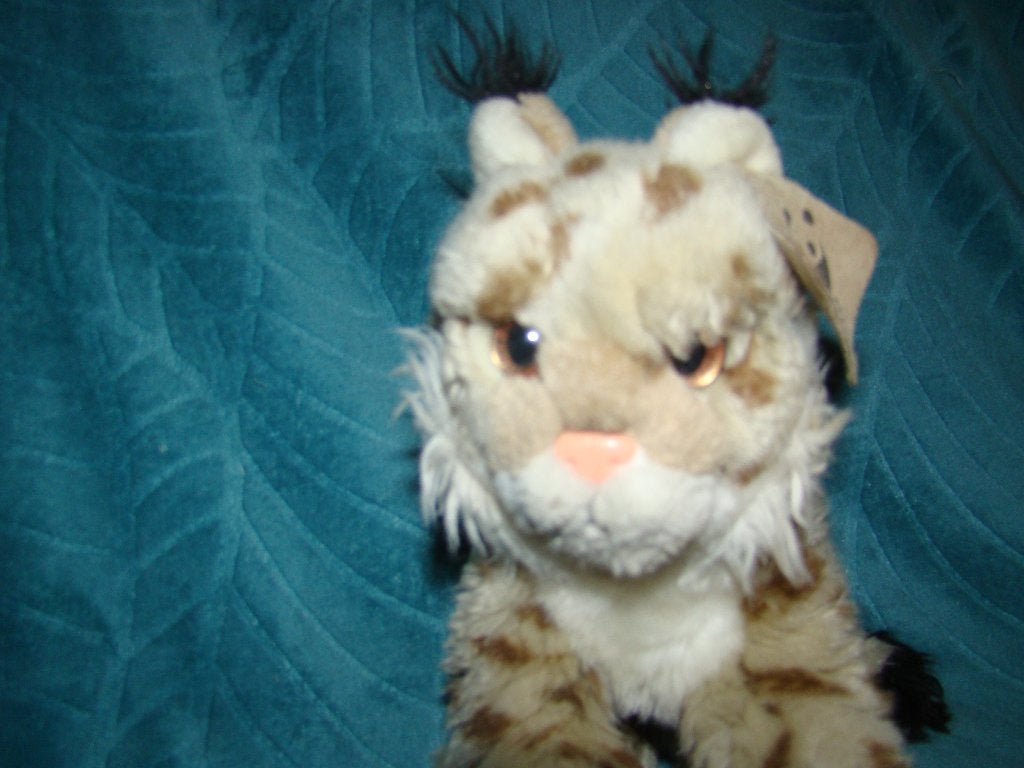 WWF linx knuffel kat met label 29 cm lang, Overige merken, Overige karakters, Ophalen of Verzenden, Zo goed als nieuw