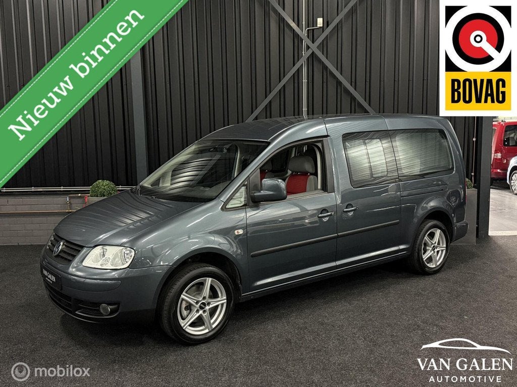 Volkswagen Caddy Maxi 1.6 Comfortline 7p Airco|Camping|APK, Auto's, Voorwielaandrijving, 12 maanden, Gebruikt, 4 cilinders