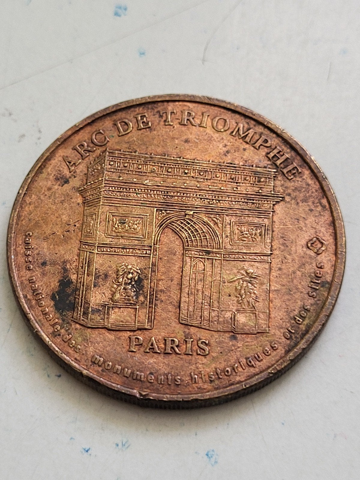 Monnaie de Paris Arc de Triomphe penning, Ophalen of Verzenden