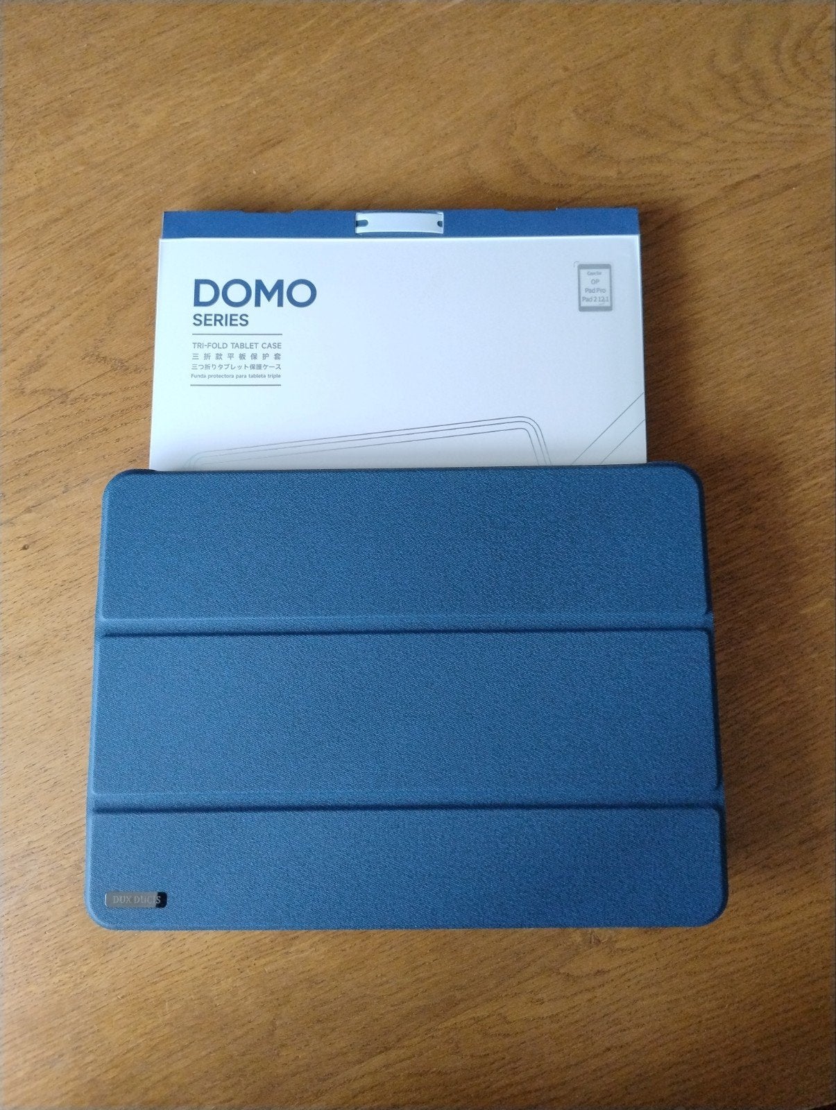 Domo Tablet Case OnePlus Pad Pro/Pad 2 12.1 Blauw Nieuw, OnePlus Pad Pro/Pad 2, Nieuw, Ophalen of Verzenden, Domo