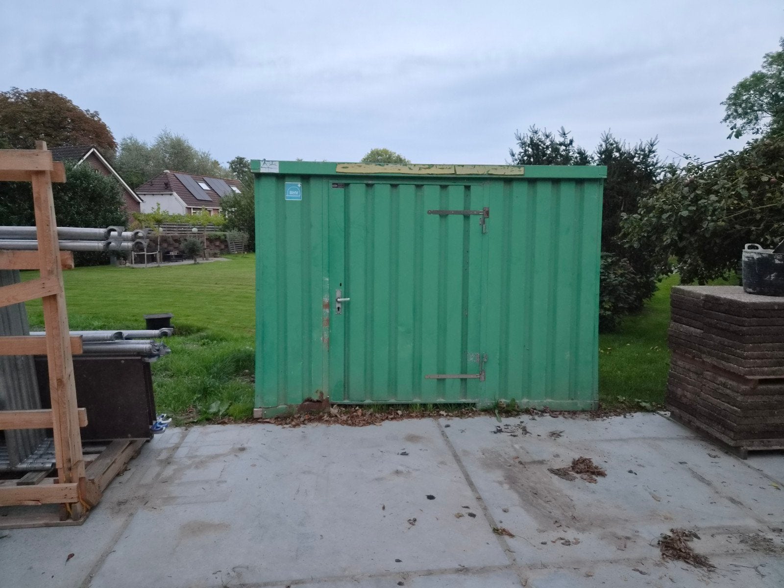 opslag container, Tuin en Terras, Ophalen, Metaal, Containerberging
