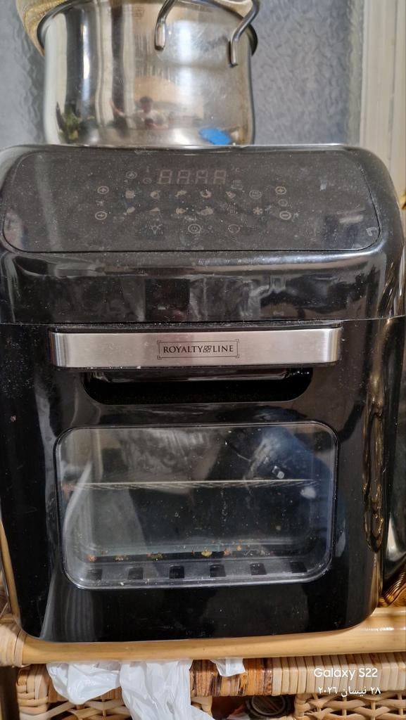 Royalty Line Airfryer Oven - Gebruikt maar werkt perfect., Witgoed en Apparatuur, Airfryers, Ophalen of Verzenden, Zo goed als nieuw