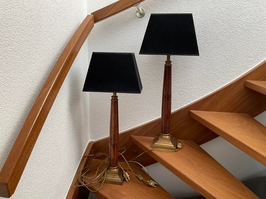 2 staande schemerlampen goede kwaliteit in nette staat, Ophalen of Verzenden, Gebruikt
