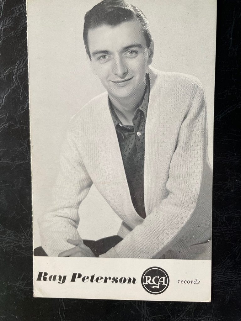 ansichtkaart / kaart van Ray Peterson op RCA records., Verzenden, 1960 tot 1980, Sterren en Beroemdheden