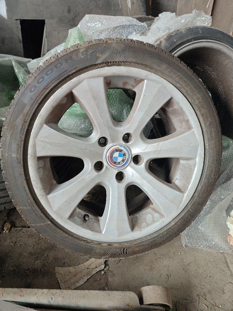 bmw mini & vw velgen sets met nieuwe banden, Ophalen, Gebruikt, Velg(en), 17 inch