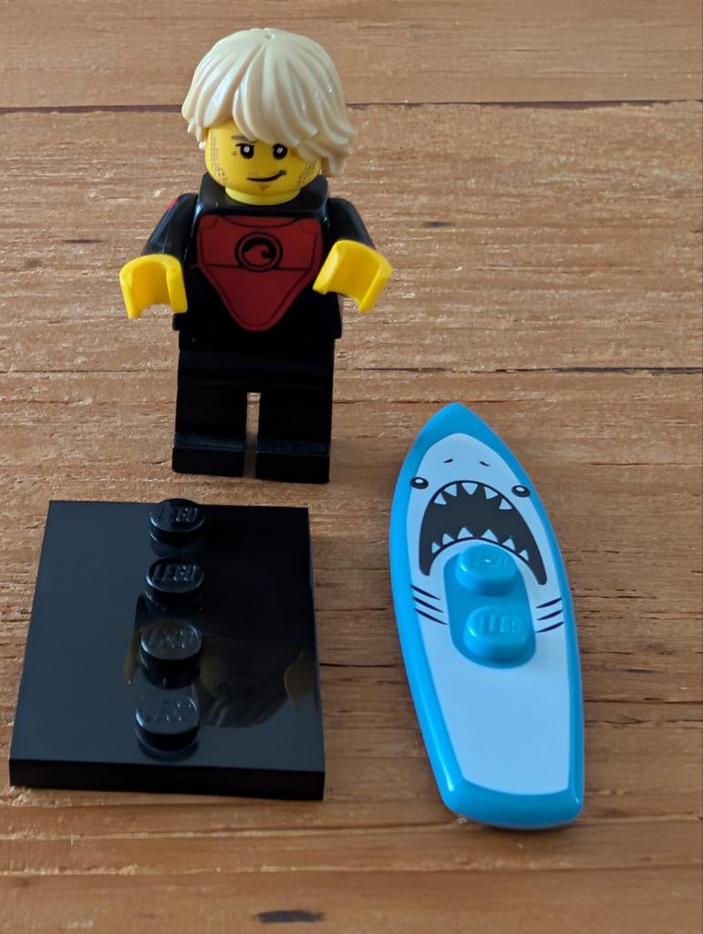 Lego Minifigures serie 17/ Professionele Surfer, Lego, Ophalen of Verzenden, Zo goed als nieuw, Minifiguren serie