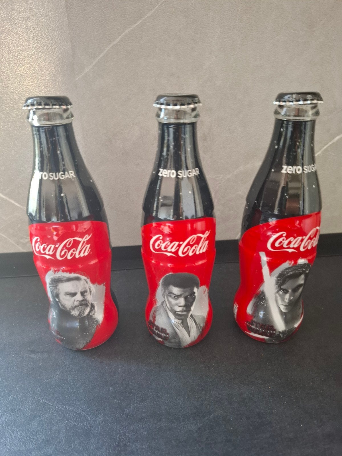 3 lege Coca-Cola Star Wars flessen, Verzamelen, Ophalen of Verzenden, Gebruikt, Verpakking