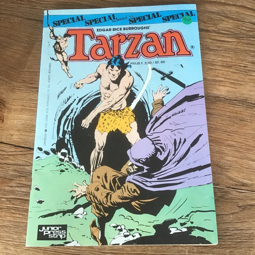 Tarzan - stripboek, Eén stripboek, Ophalen of Verzenden, Gelezen