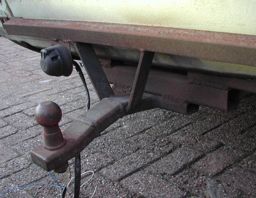 Trekhaak . Volvo 142 144 145 v aanhanger met kleine wielen., Auto-onderdelen, Ophalen, Gebruikt