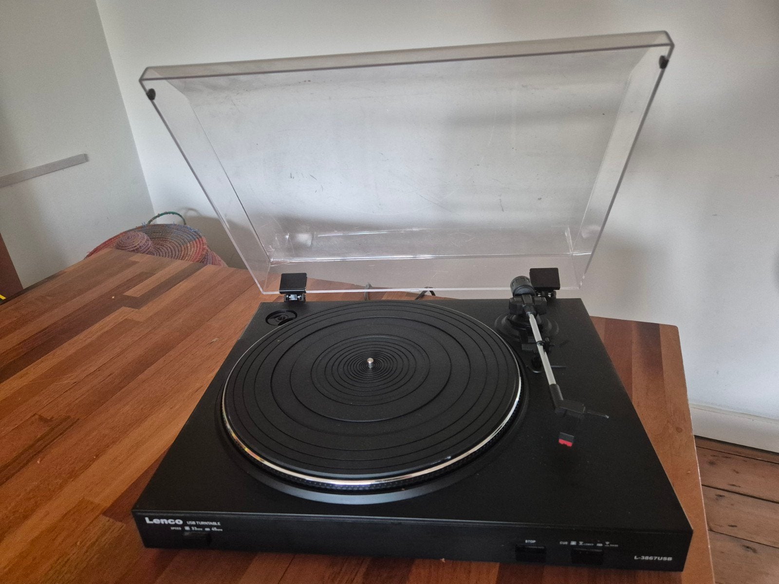 Lenco L-3807 USB Platenspeler, Audio, Tv en Foto, Platenspelers, Ophalen of Verzenden