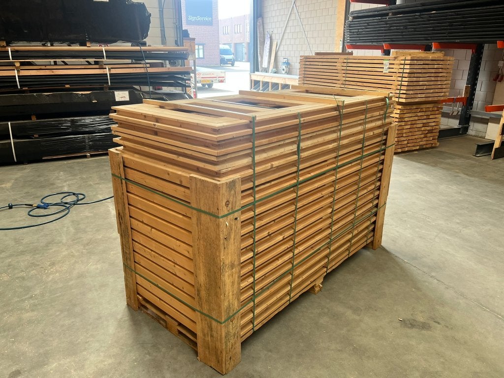 Vuren Enkele Deuren 4-Ruits Links Draaiend 90 x 199 cm, Doe-het-zelf en Verbouw, Deuren en Horren, Ophalen, 80 tot 100 cm, Binnendeur