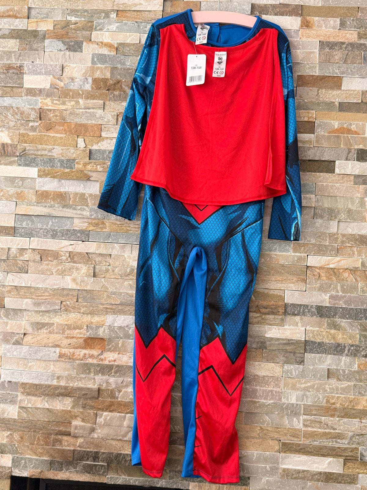 Superman kostuum voor kinderen - Maat 128-140, Ophalen of Verzenden, Nieuw, Jongen of Meisje