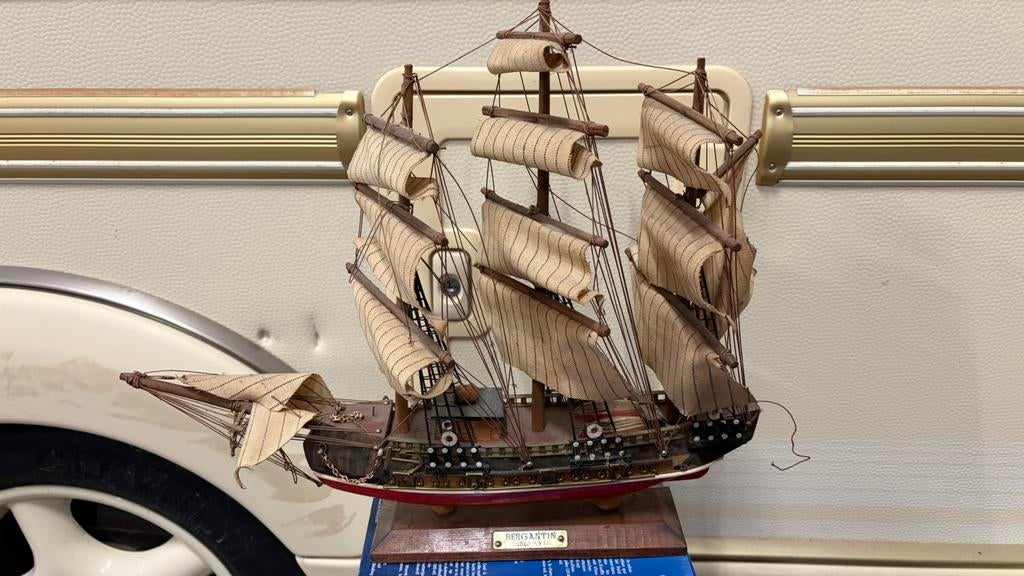 Bergantin Siglo XV111, Hobby en Vrije tijd, Modelbouw | Boten en Schepen, Ophalen of Verzenden, Gebruikt