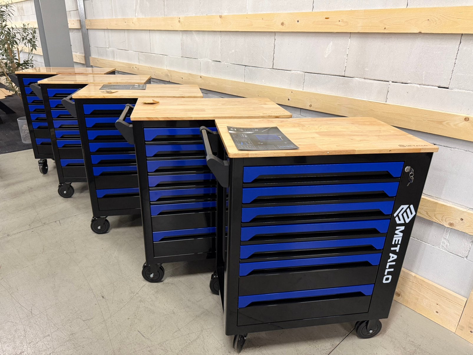 Metallo gevulde Gereedschapwagen l Nieuw model l momentsleut