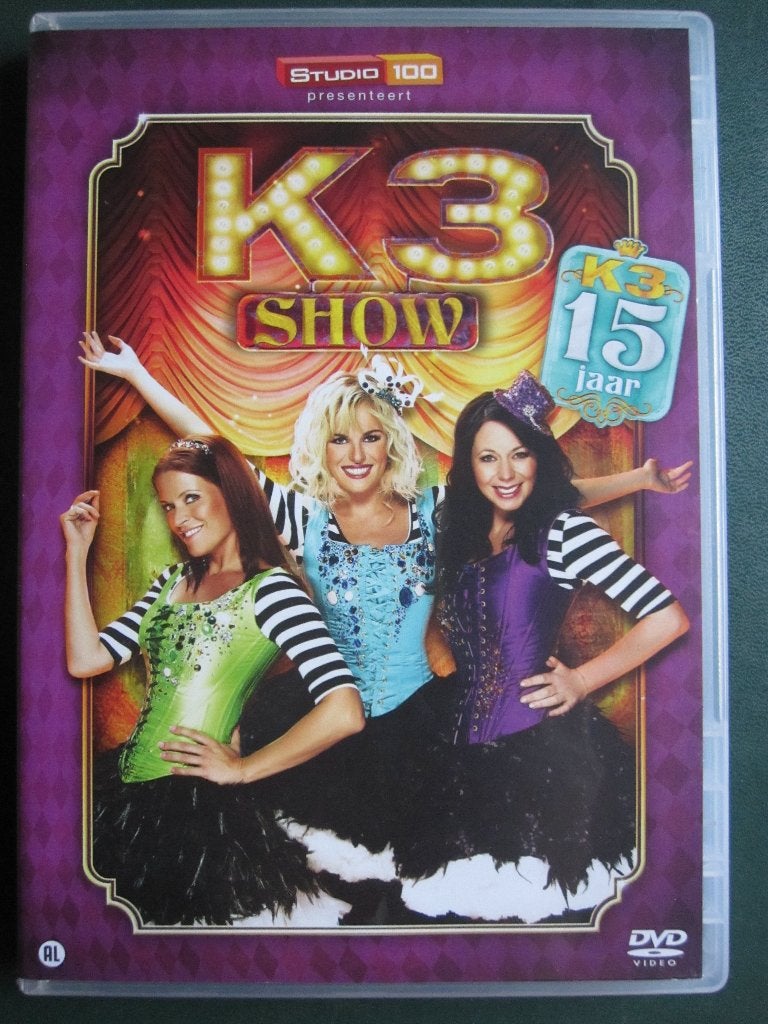 K3 - 15 jaar, Cd's en Dvd's, Dvd's | Kinderen en Jeugd, Zo goed als nieuw, Show, Overige genres, Alle leeftijden, Nederlands, Ophalen of Verzenden