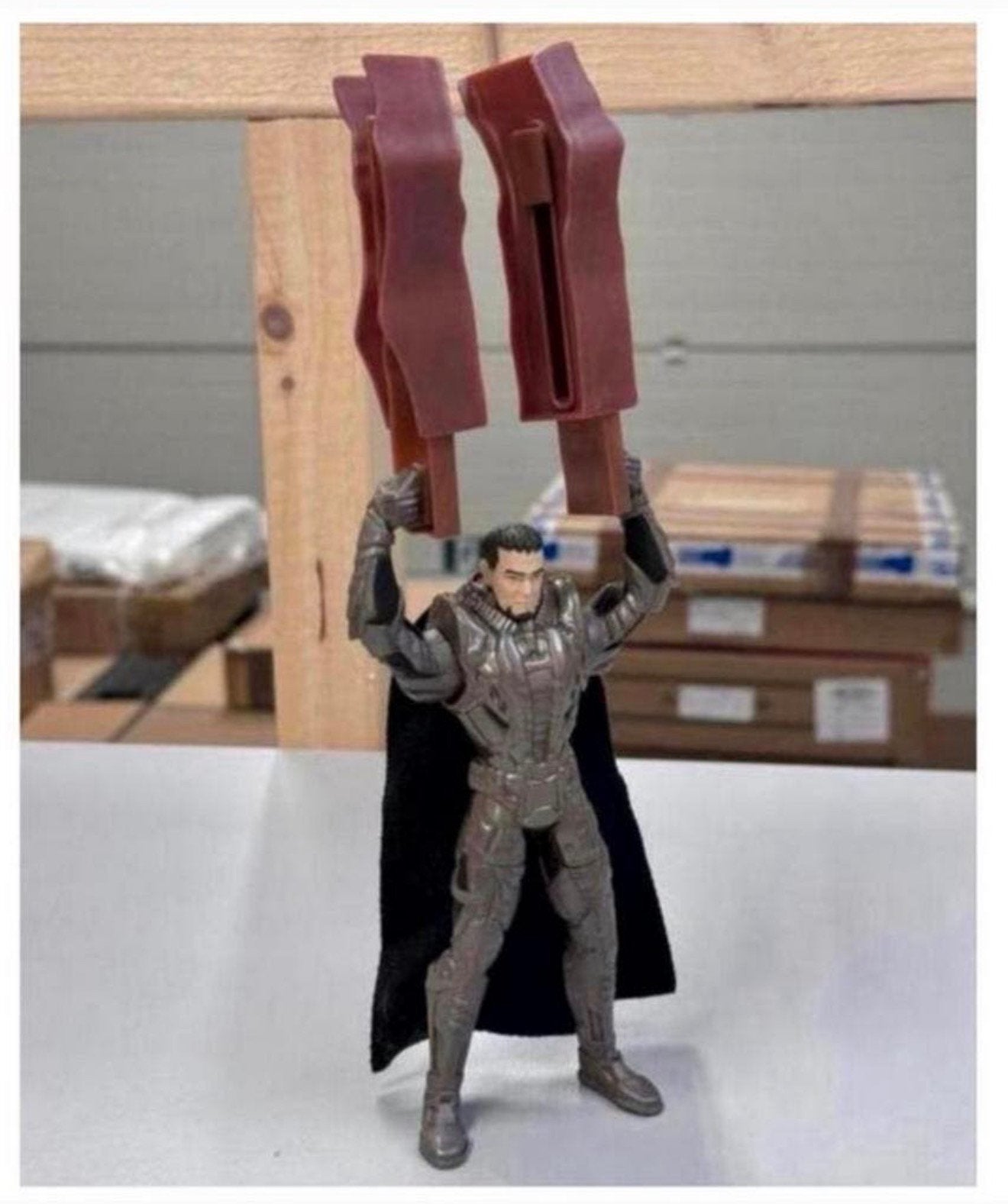 DC Comics Superman Man Of Steel Power Attack Deluxe ZOD 6”, Verzamelen, Ophalen of Verzenden, Zo goed als nieuw, H, H