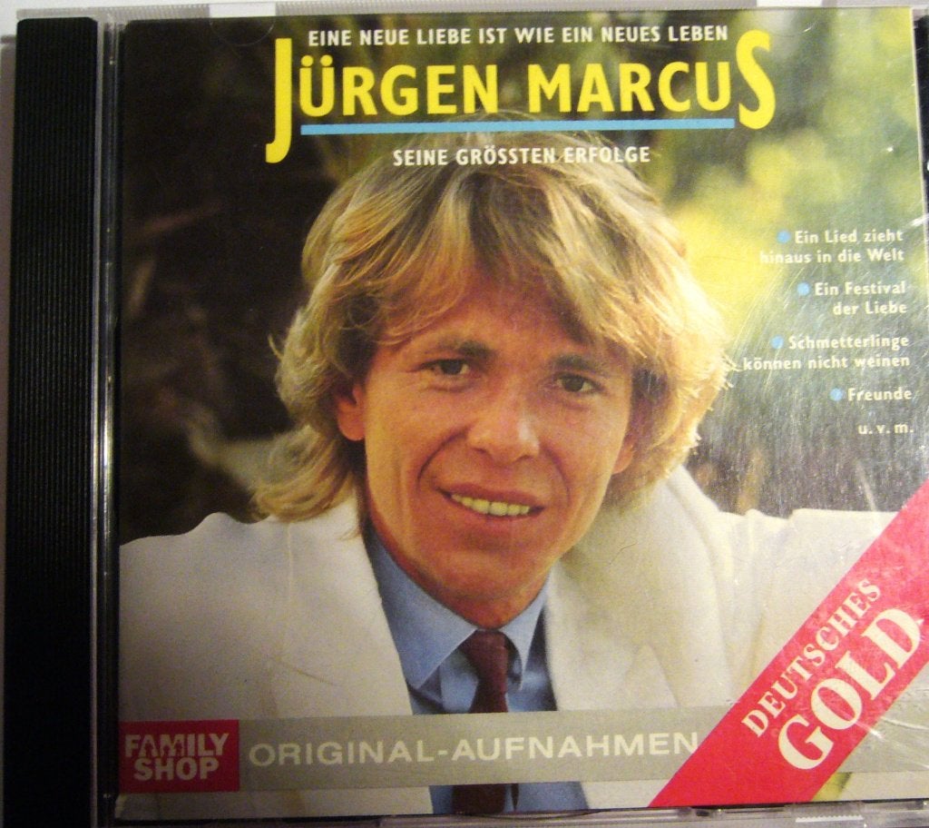 Jurgen Marcus CD Seine Grossten Erfolge Eine Neue Liebe Wie, Ophalen of Verzenden, Zo goed als nieuw