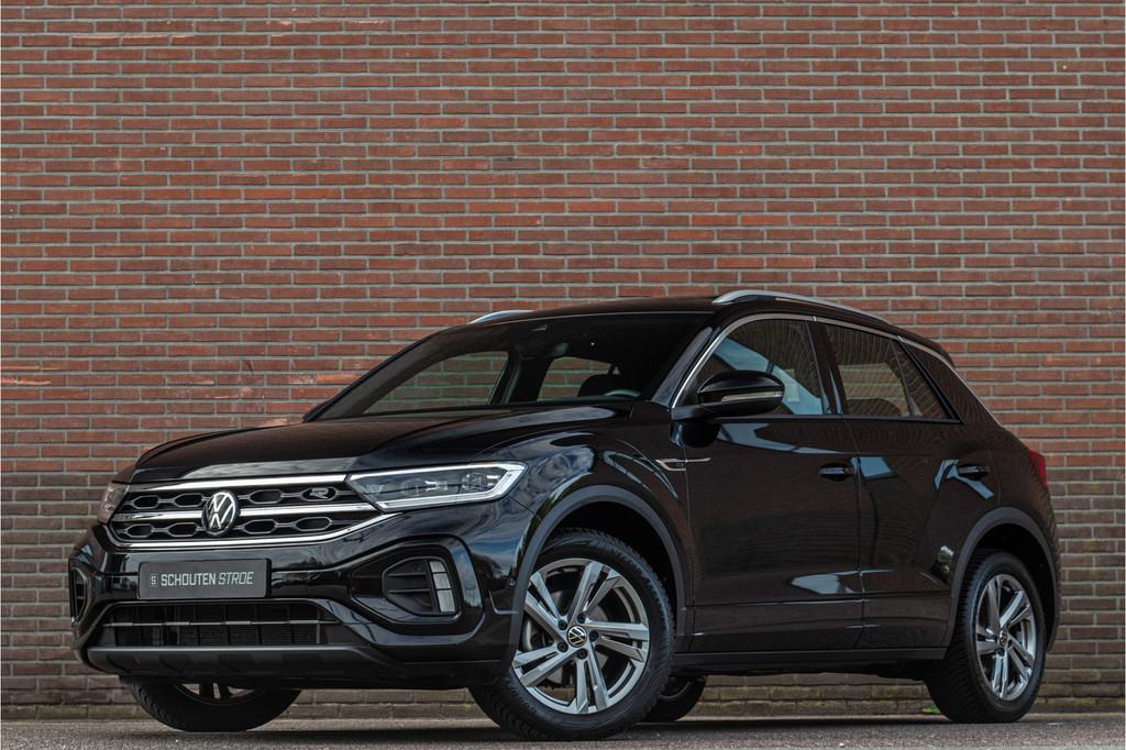 Volkswagen T-Roc 1.0 TSI R-Line, Panoramadak, Matrix LED, Ca, Auto's, Gebruikt, Zwart, Alcantara, Zwart