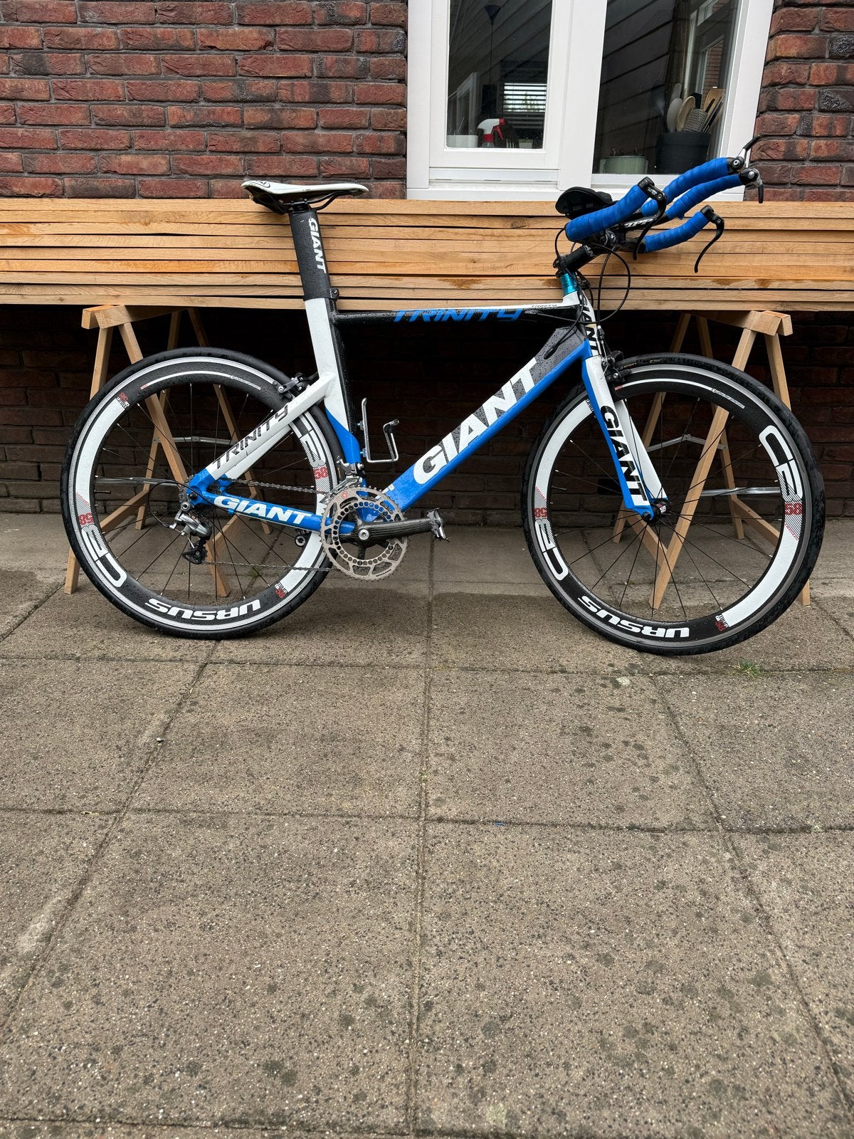 Giant Trinity tijdritfiets, Fietsen en Brommers, Ophalen, Gebruikt, Carbon, Giant