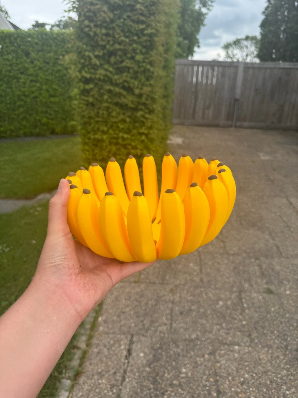 Unieke Bananen Fruitschaal - Geel, Kunststof, Schaal, Rond, Nieuw