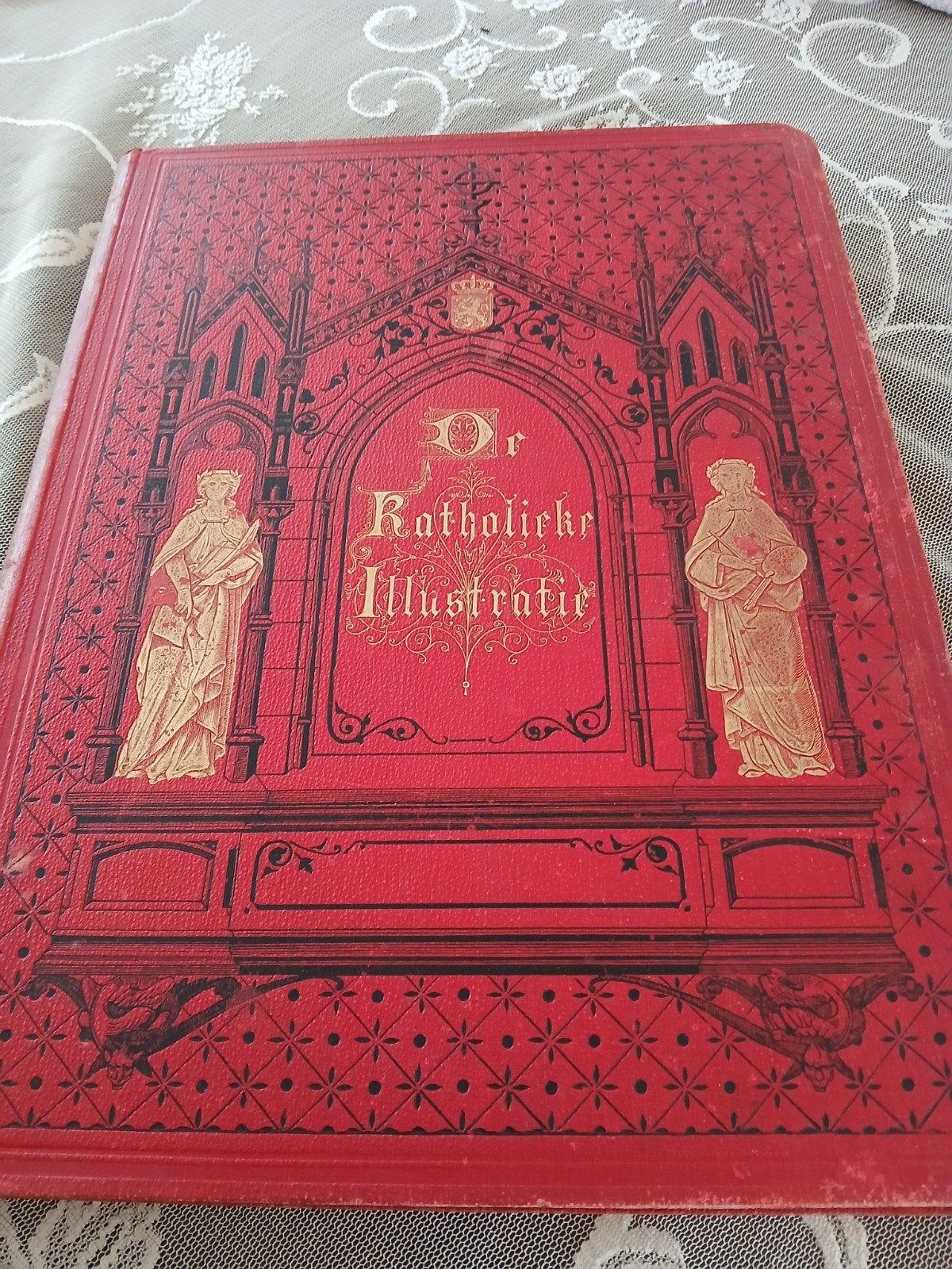 Antieke Katholieke Illustratie 1884/1885, Antiek en Kunst, Antiek | Boeken en Bijbels, Ophalen of Verzenden