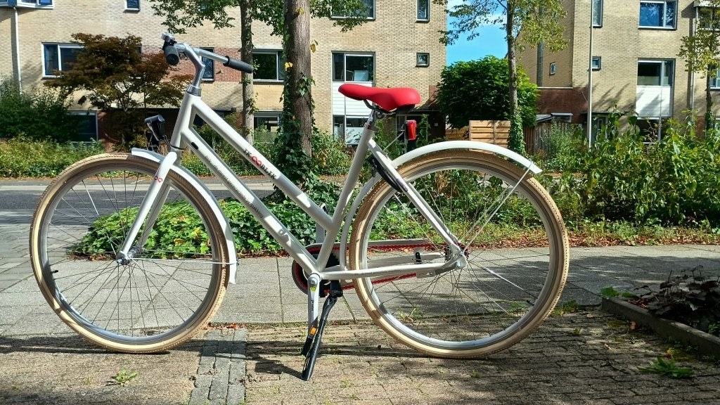 Unieke 'Ik Recycle Blik' Stadsfiets, Ophalen, Terugtraprem, Nieuw, Rivel