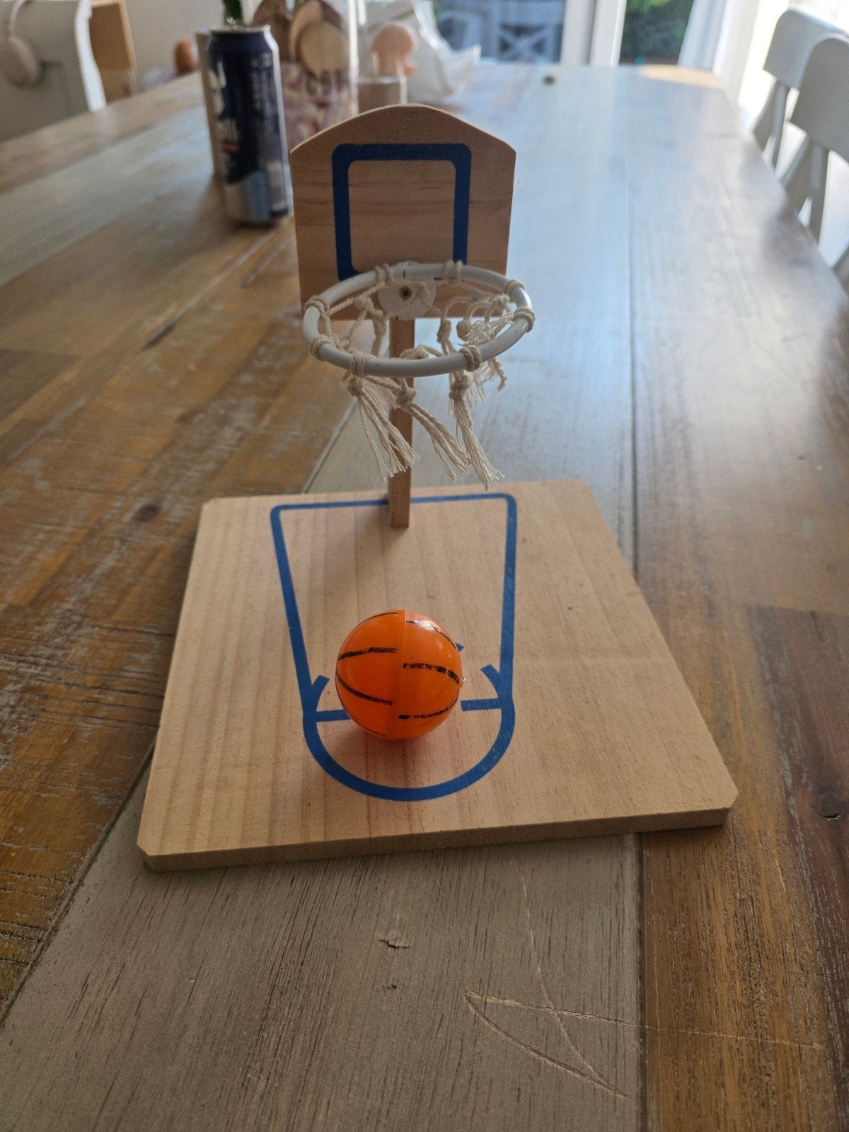 Mini basketbalspel voor vogels - Streetball, Ophalen, Nieuw, Hout, Overige typen